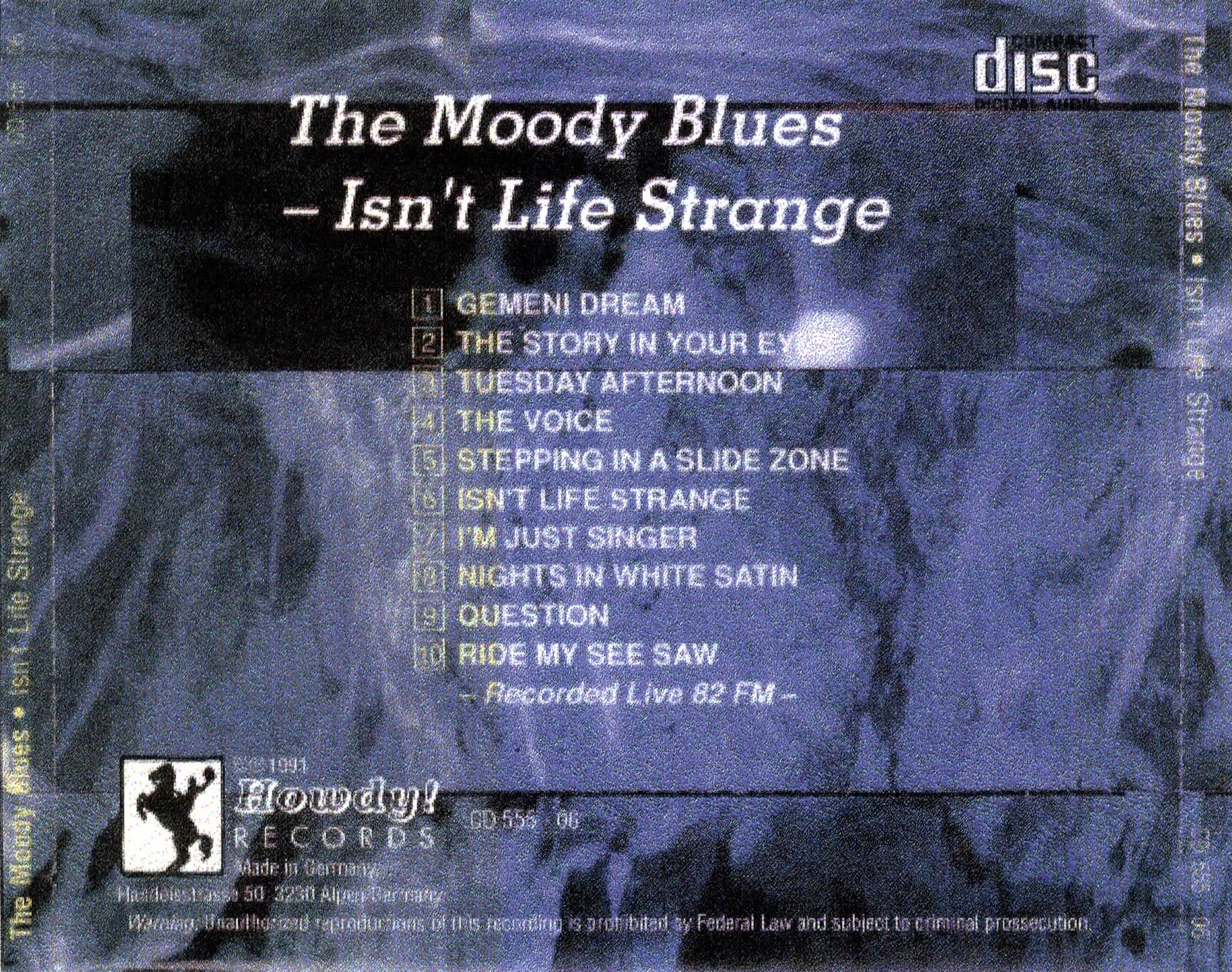 moody blues isn t life strange