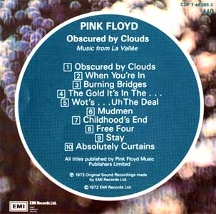 Pink Floyd - Obscured by Clouds