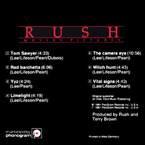 Rush - Moving Pictures