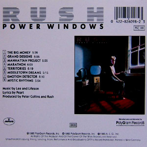 Rush - Power Windows