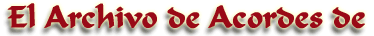 El Archivo de Acordes de